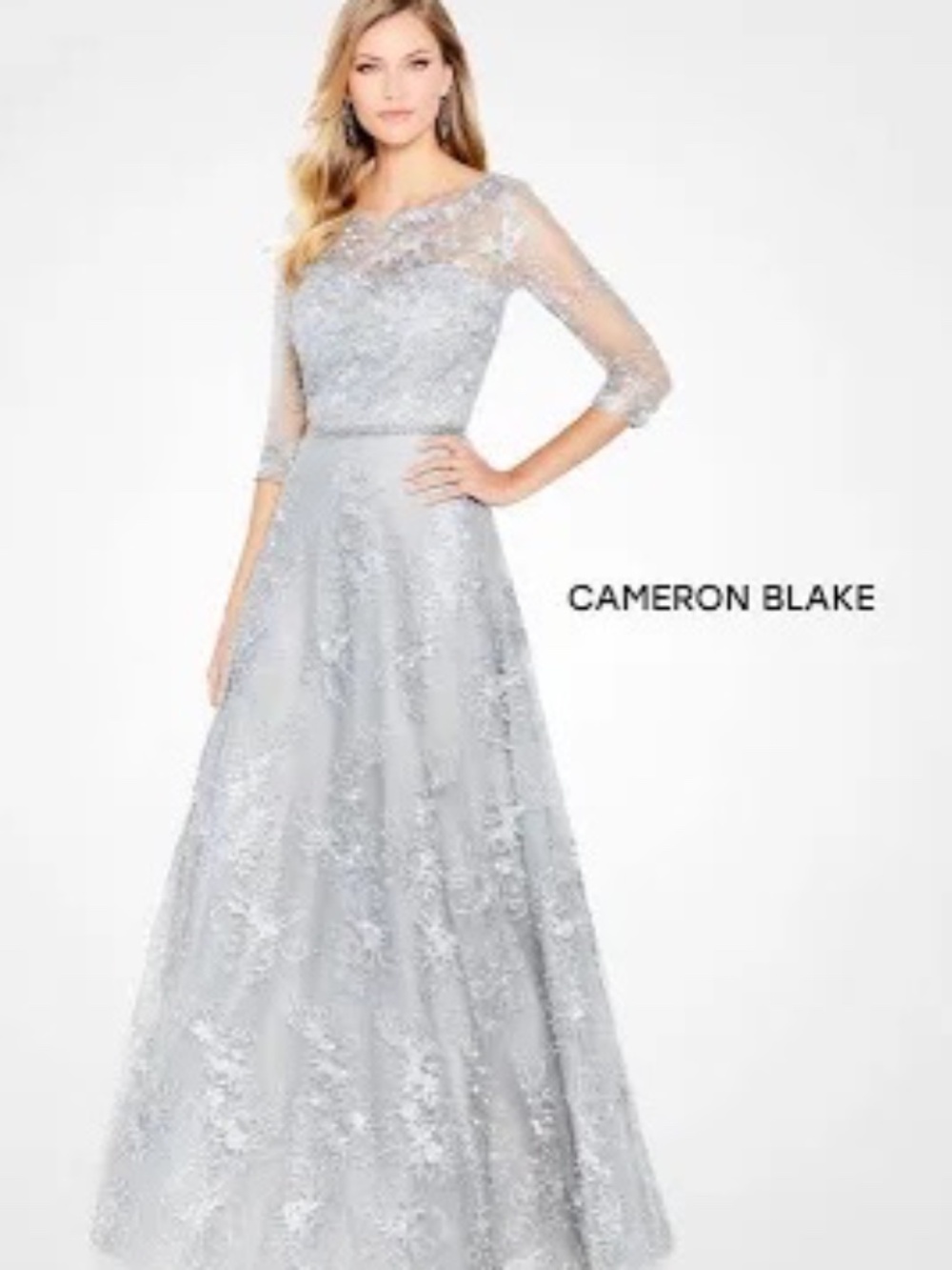 CAMERON BLAKE BY MON CHERI 118682 Mother of Bride Size 12